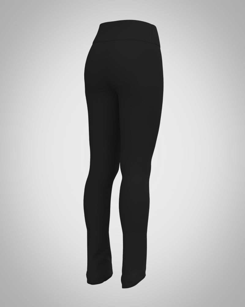 Sagester Thermo Basic Leggings mit Fersenabdeckung und Hohem Bund für Eiskunstlauf