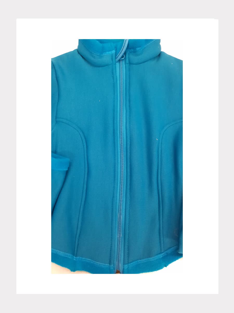Polartec® Trainingsjacke mit Figure Skating Kristall-Design