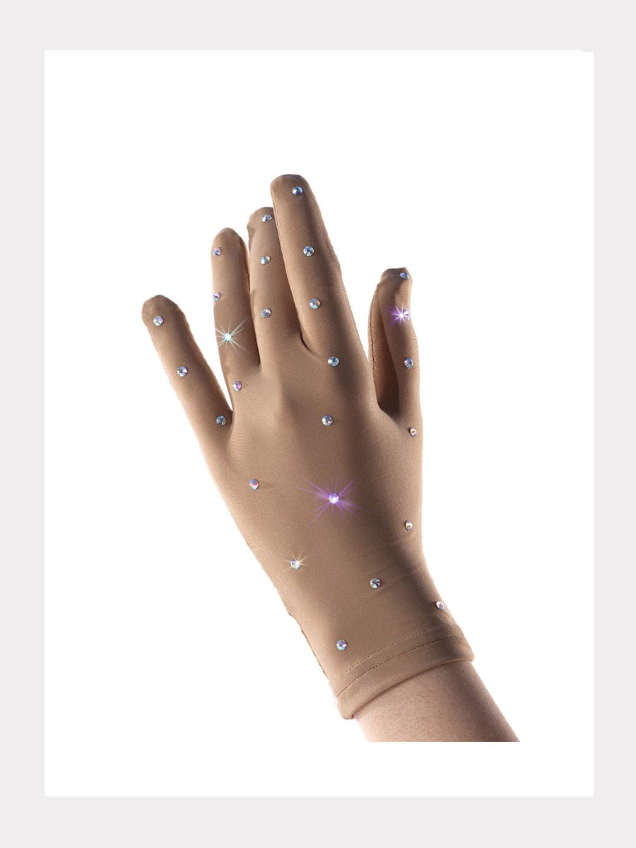 Sagester Eiskunstlauf Handschuhe mit Kristallen