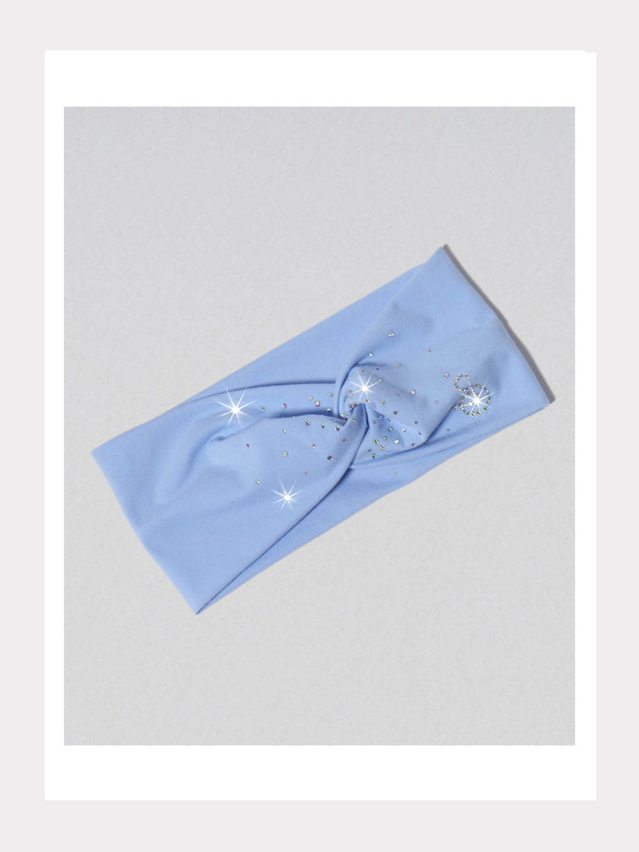 Mikrofaser Stirnband mit Knoten