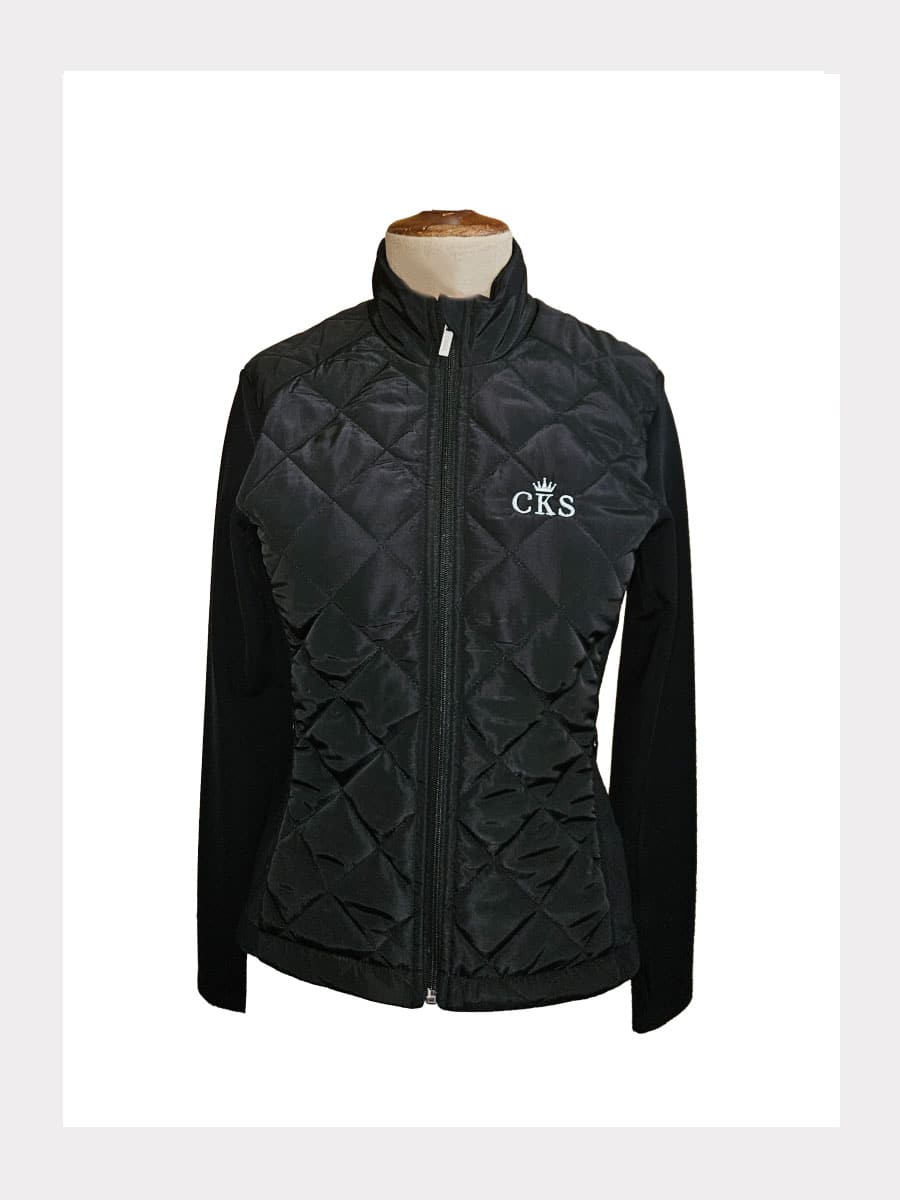 Leichte Daunen Trainingsjacke - Premium CKS-Edition Schwarz oder Weiss