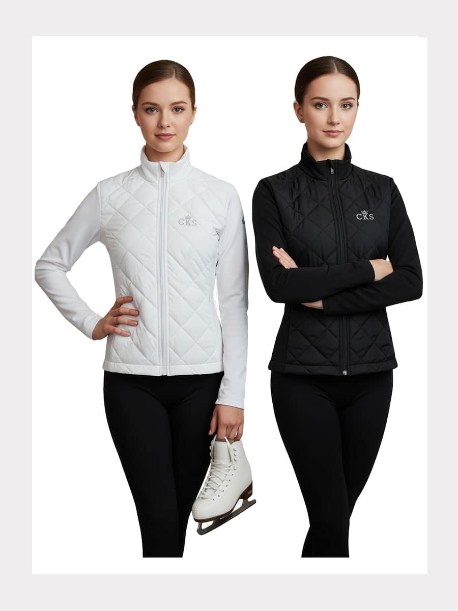 Leichte Daunen Trainingsjacke - Premium CKS-Edition Schwarz oder Weiss