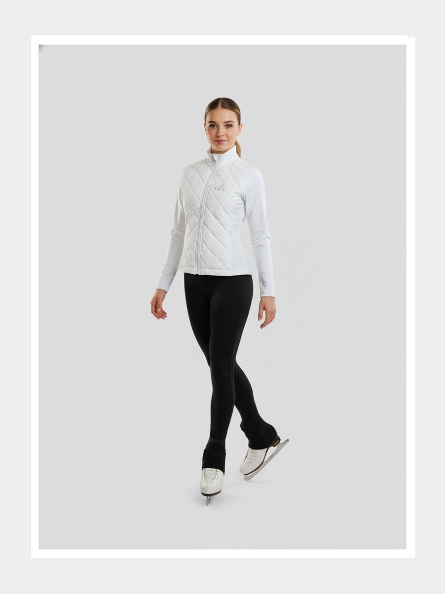 Leichte Daunen Trainingsjacke - Premium CKS-Edition Schwarz oder Weiss