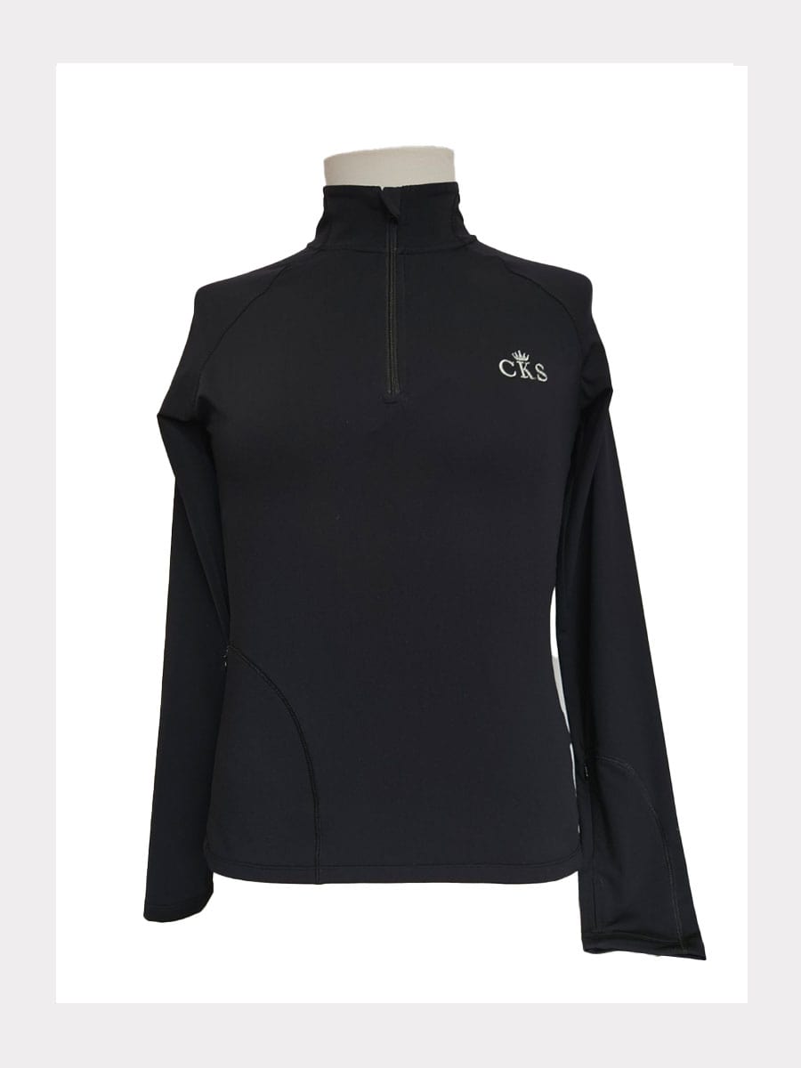 Langarm Shirt - Half Zip Top - Sleek - CKS-Edition Slim-Fit oder Unisex