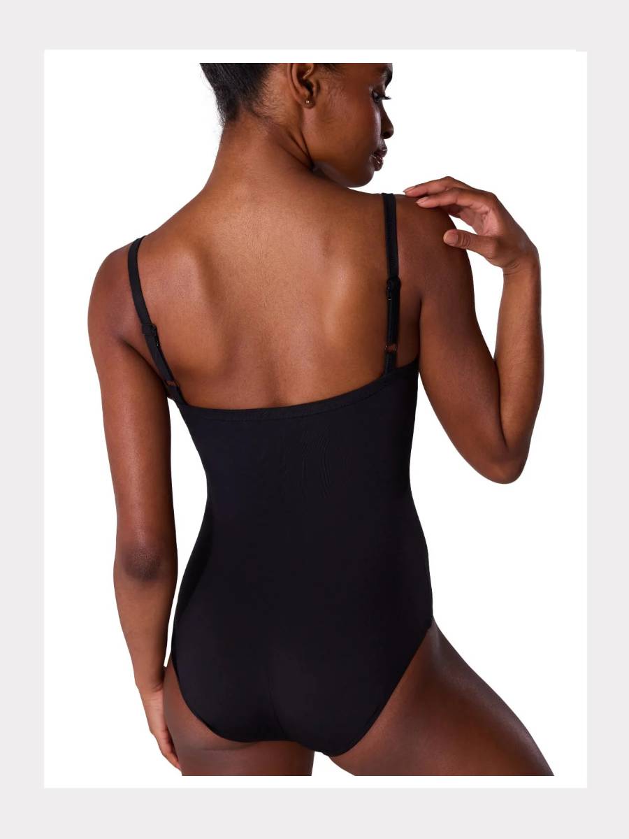 Camisole Trikot mit integriertem BraTek-BH Schwarz