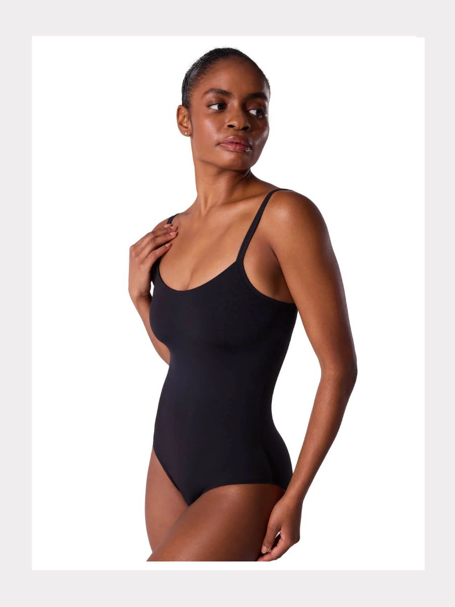 Camisole Trikot mit integriertem BraTek-BH Schwarz