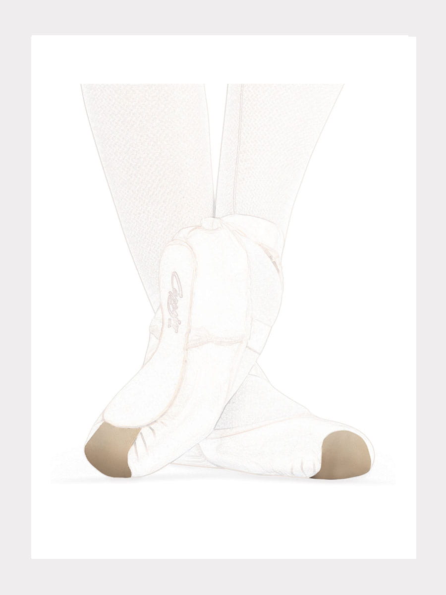 Wildlederkappe - Spitzenschuh-Überzug