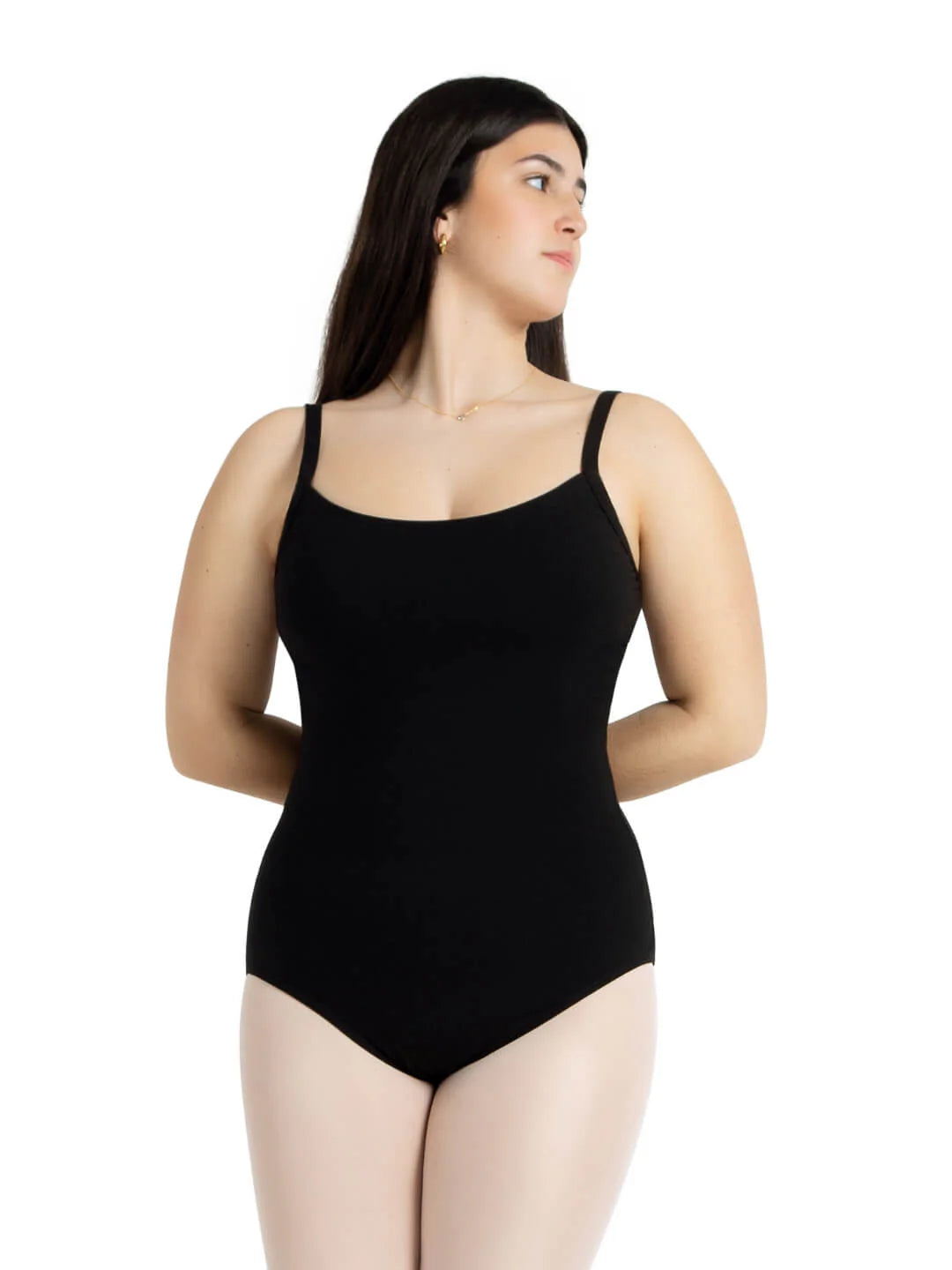 Camisole Trikot mit integriertem BraTek-BH Schwarz