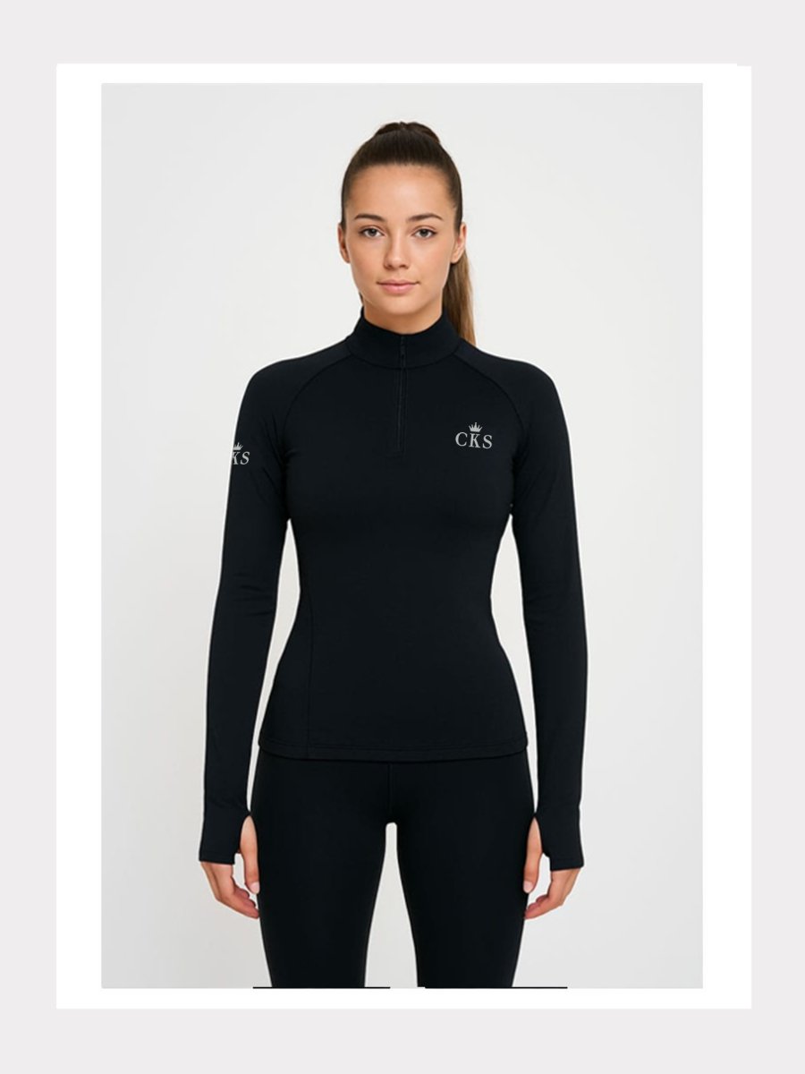 Langarm Shirt - Half Zip Top - Sleek - CKS-Edition Slim-Fit oder Unisex