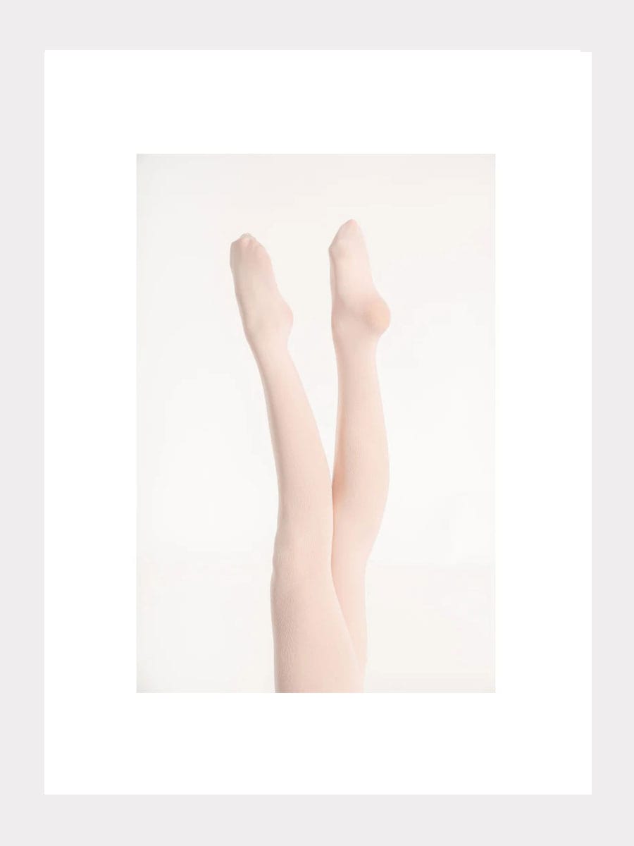 Professionelle Tanzstrumpfhose mit Fuss - 80 Denier