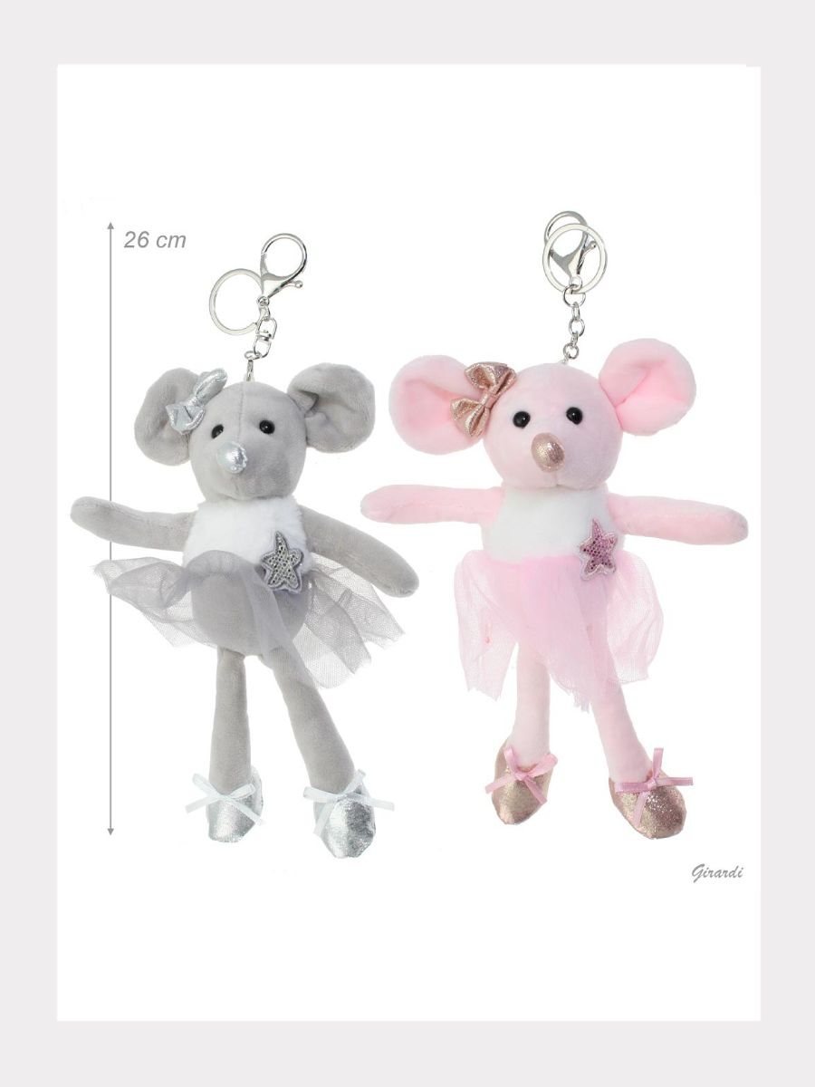 Schlüsselanhänger Kleine Maus Ballerina