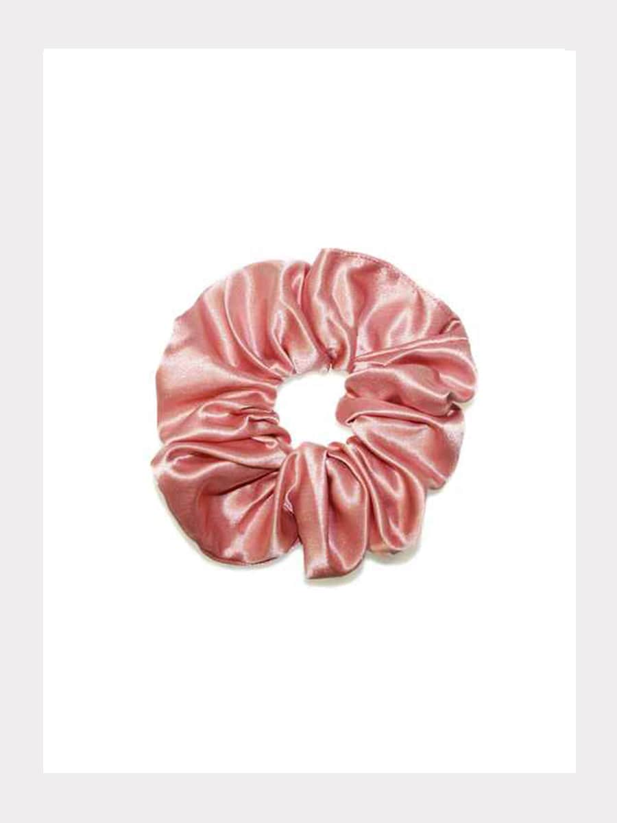 Grosses Satin-Scrunchie
