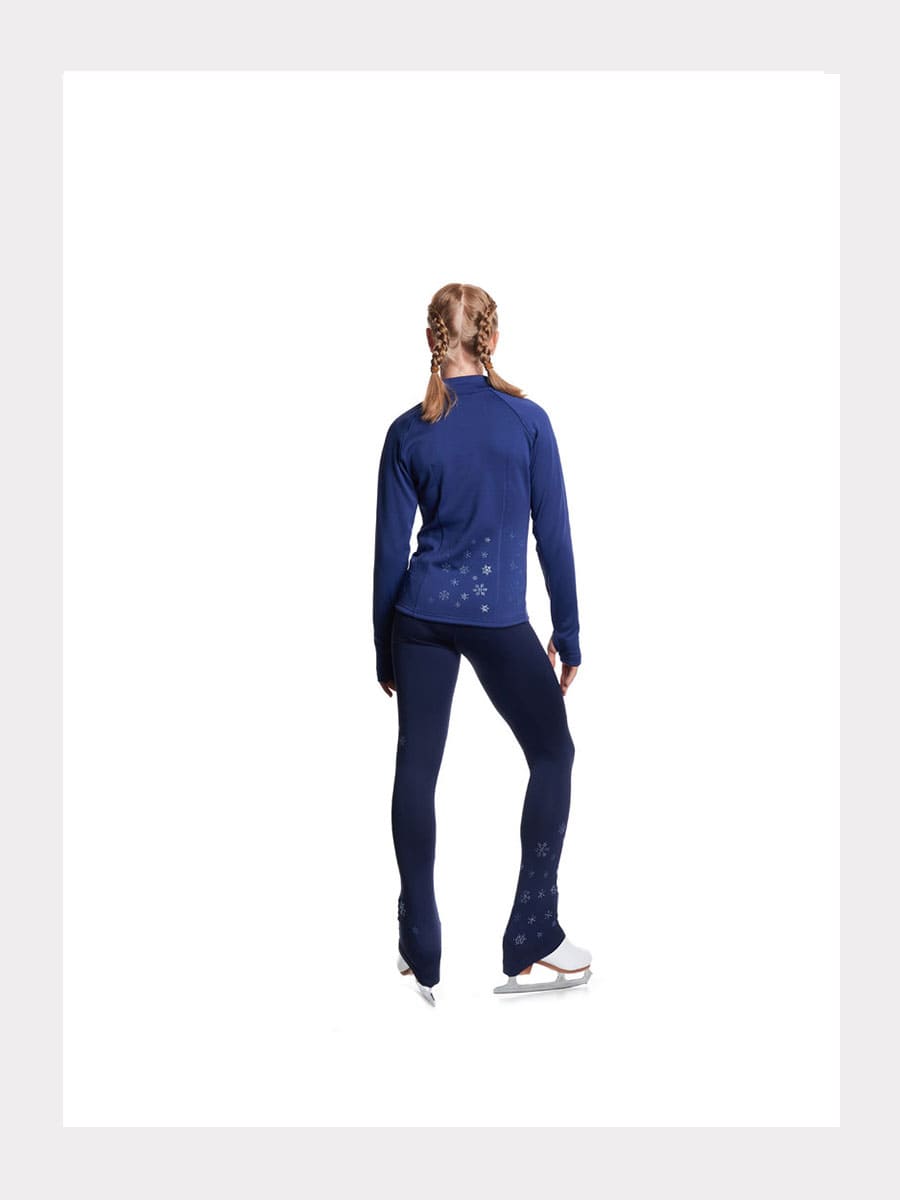 Eiskunstlauf Jacke SNOWFLAKES in Schwarz oder Navy