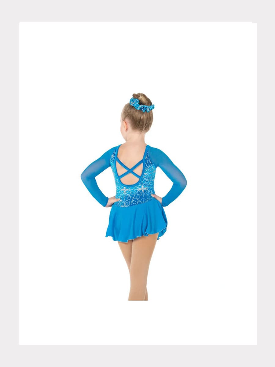 Kürkleid mit Glitzer - Silver Sweet