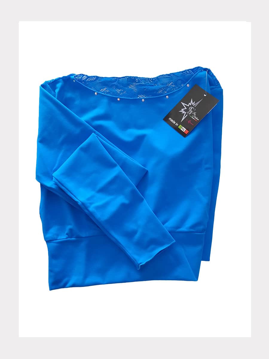 Langarm Spitzentop LIVIA mit Swarovski