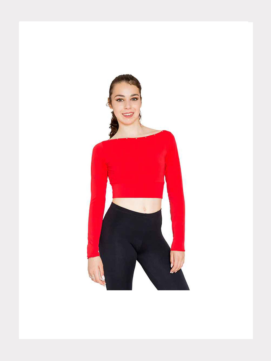 Langarm Spitzentop LIVIA mit Swarovski