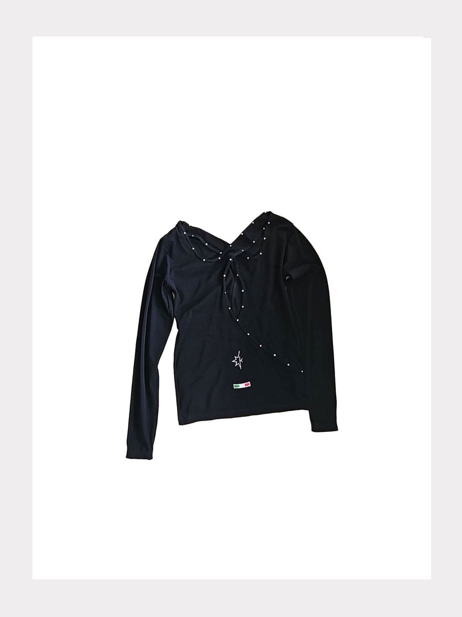 Langarm Shirt mit Swarovski INFINITY