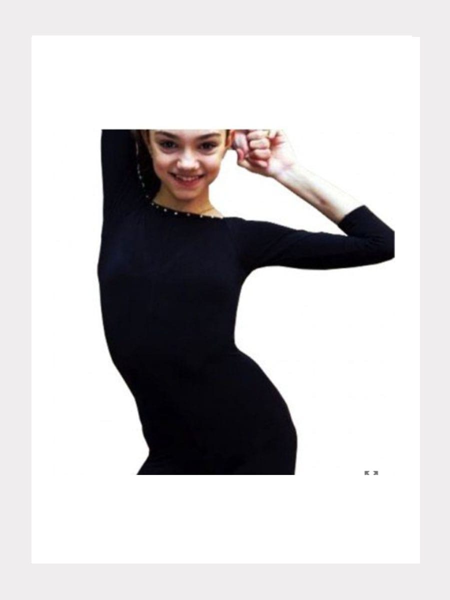 Langarm Shirt TITTA mit Kristallen