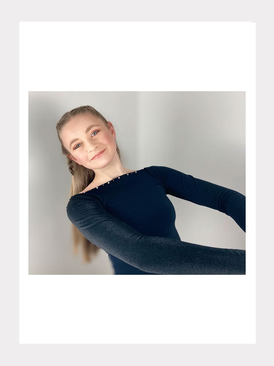 Langarm Shirt TITTA mit Kristallen