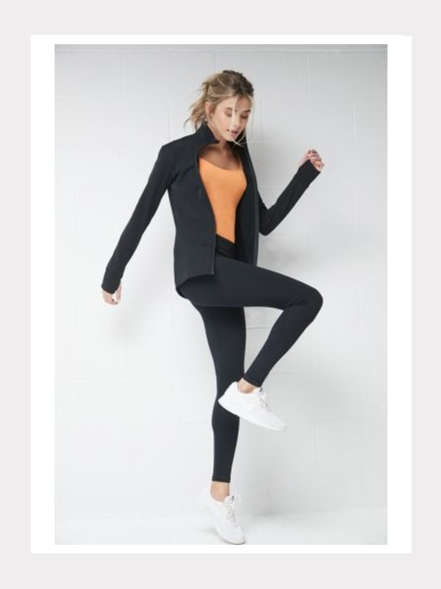 Supplex Thermo Trainingsjacke Schwarz, Azure-Blau, Pink Unisex