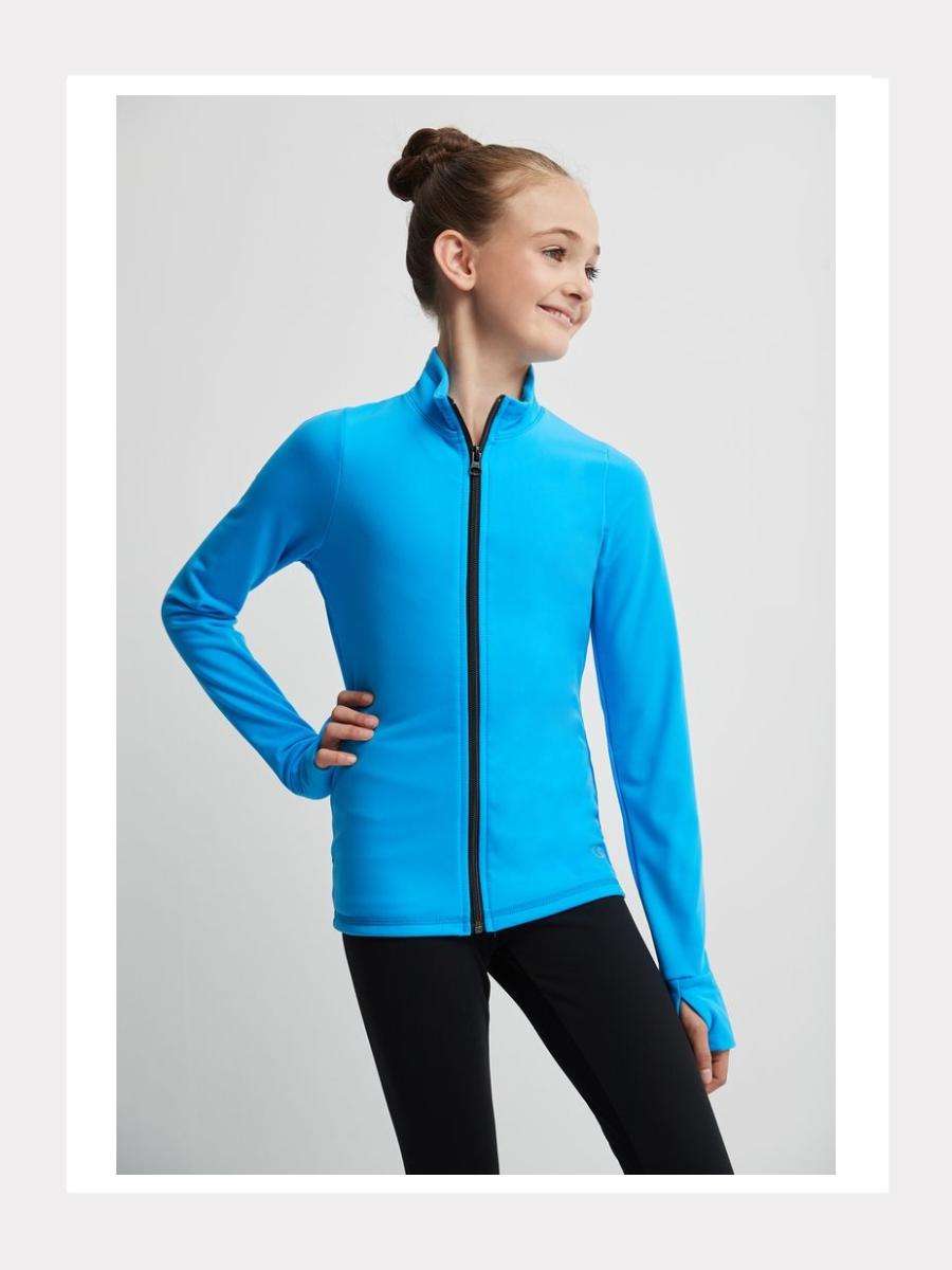 Supplex Thermo Trainingsjacke Schwarz, Azure-Blau, Pink Unisex