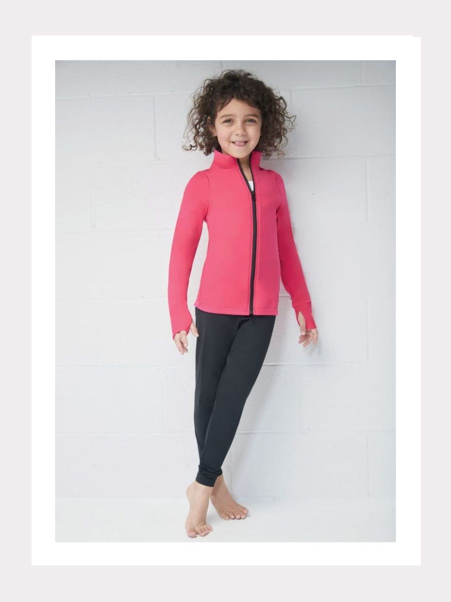 Supplex Thermo Trainingsjacke Schwarz, Azure-Blau, Pink Unisex