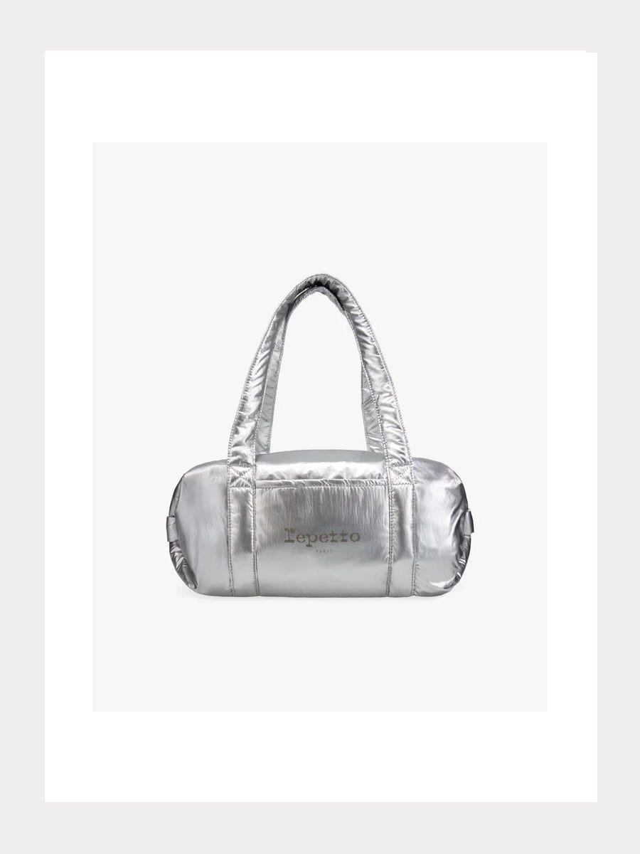 Mittelgroße Nylon-Schultertasche