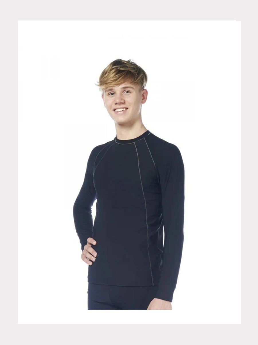 Sagester Leistungsstarkes Mikrofaser-Sweatshirt für Herren & Jungen mit Kontrastnähten