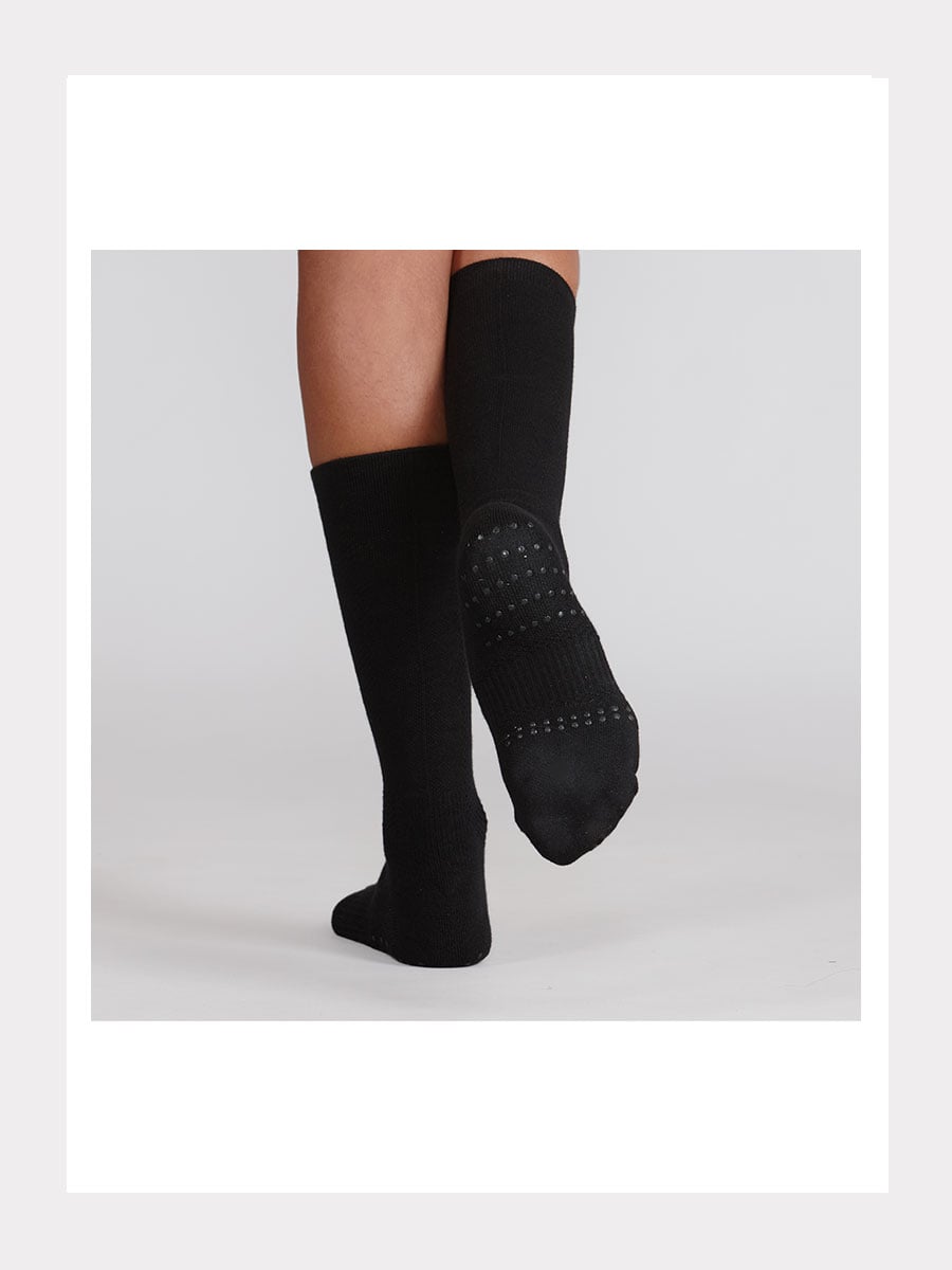 Silky Dance Compression Socken mit Griffnoppensohle