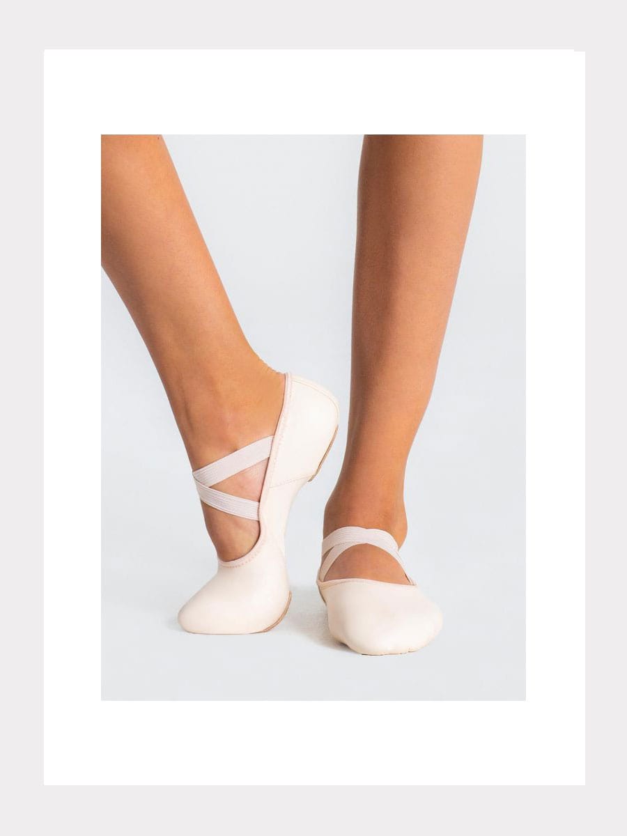 Hanami Leder Ballettschuhe -Light Pink M