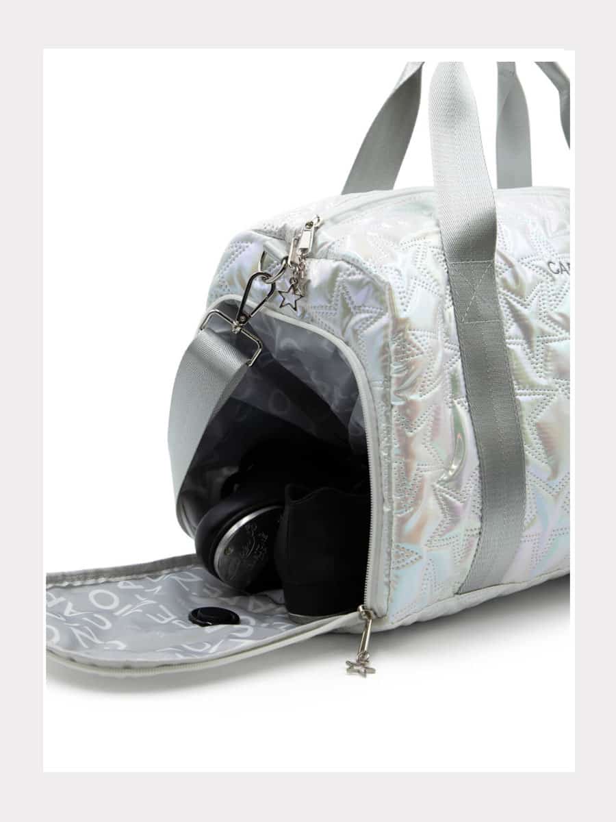 Reise-Tasche mit Metallic-Stern