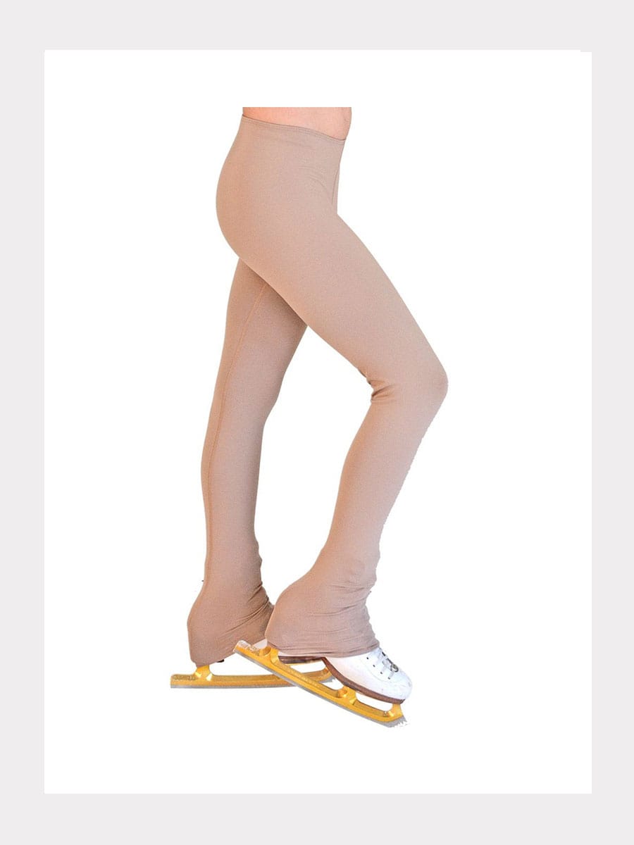 Eiskunstlauf Thermal Leggings Nude - over boot