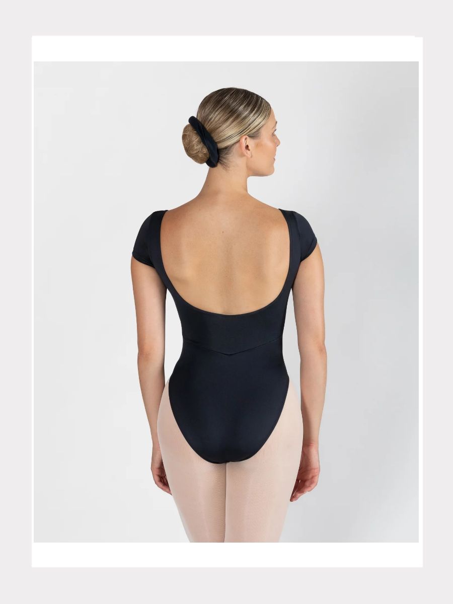 Kurzarm Trikot Veronica - Pleat Front Leotard
