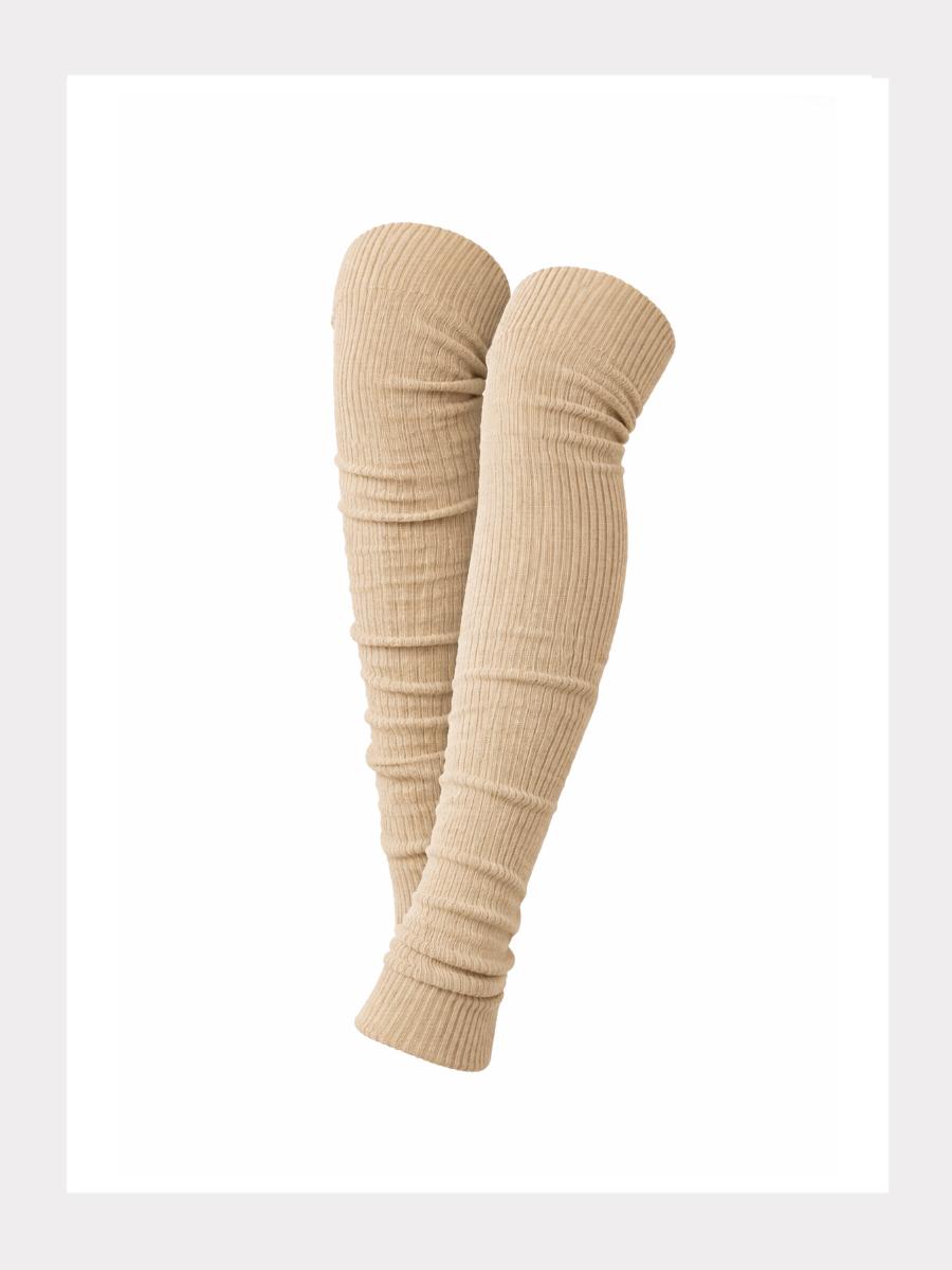 Beinstulpen mit Merinowolle - 60cm