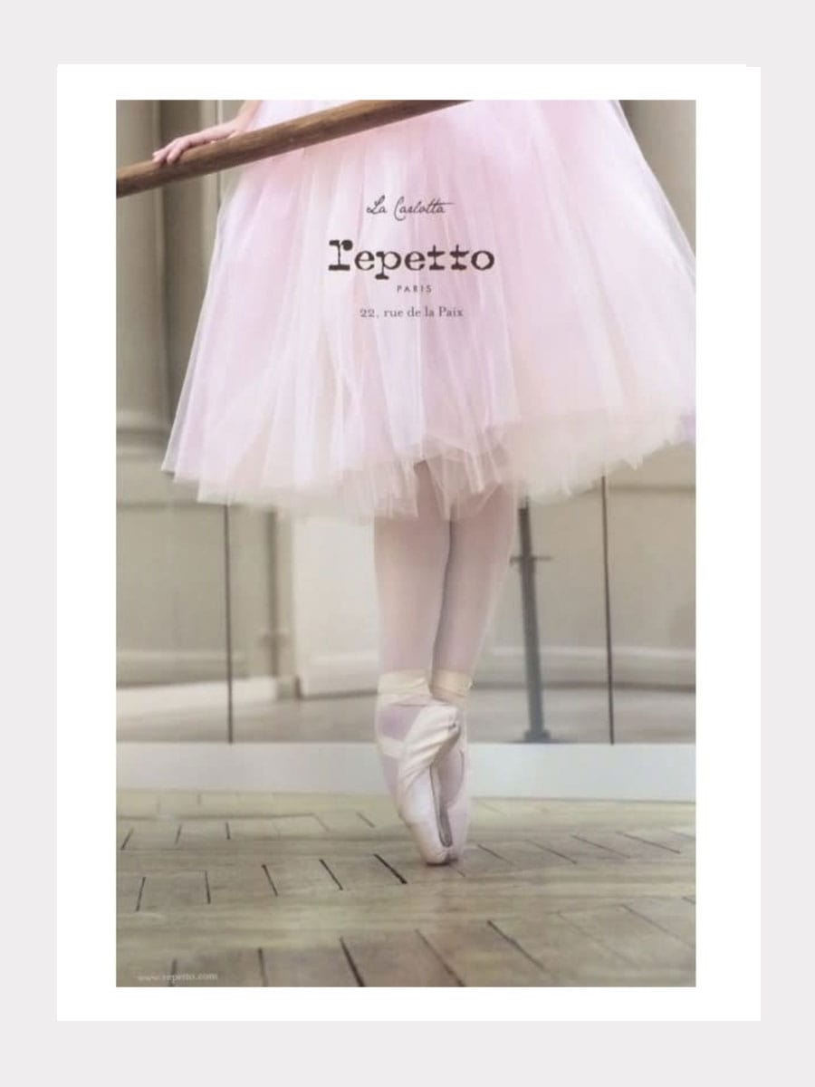 Repetto Carlotta Pointe-Schuhe – Medium Box, Weiche Sohle