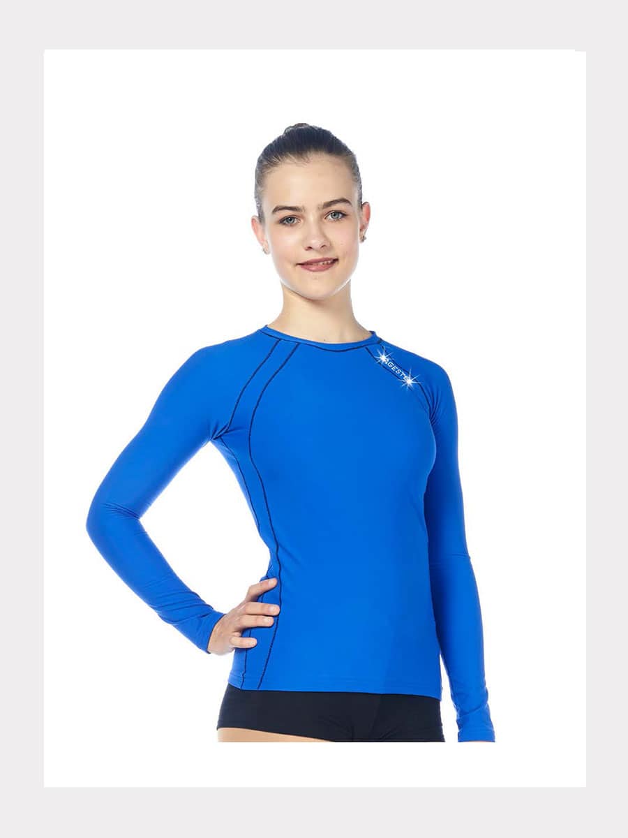 Langarm T-Shirt Glitzermotiv "Sagester"