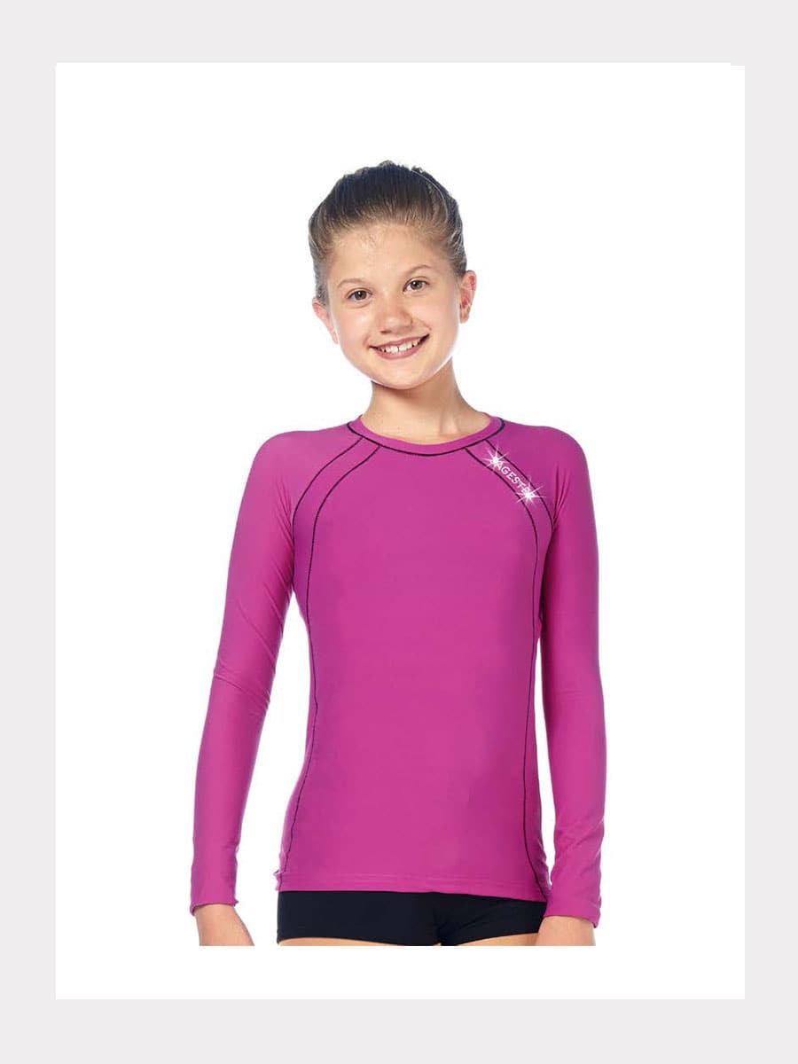 Langarm T-Shirt Glitzermotiv "Sagester"