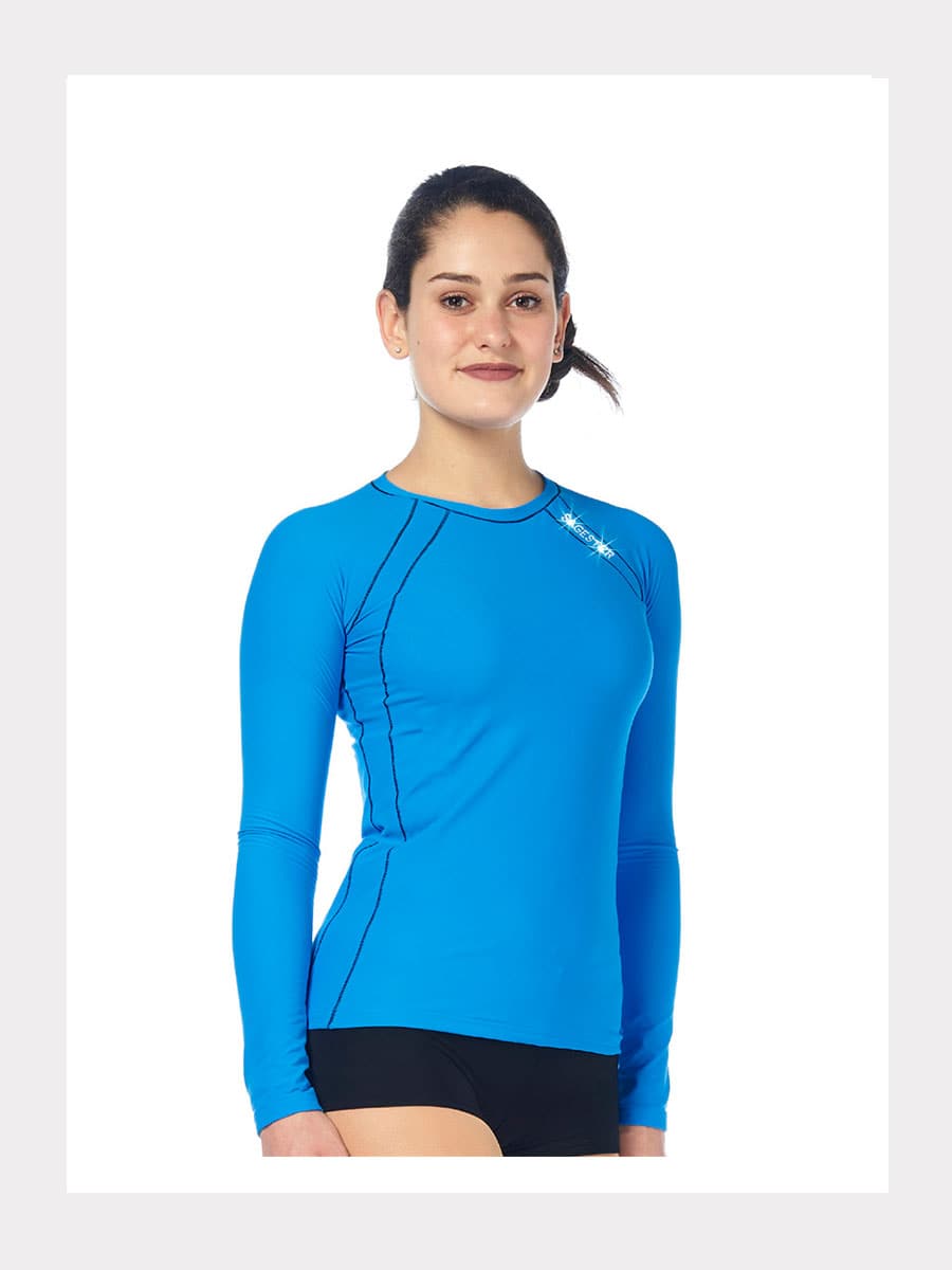 Langarm T-Shirt Glitzermotiv "Sagester"