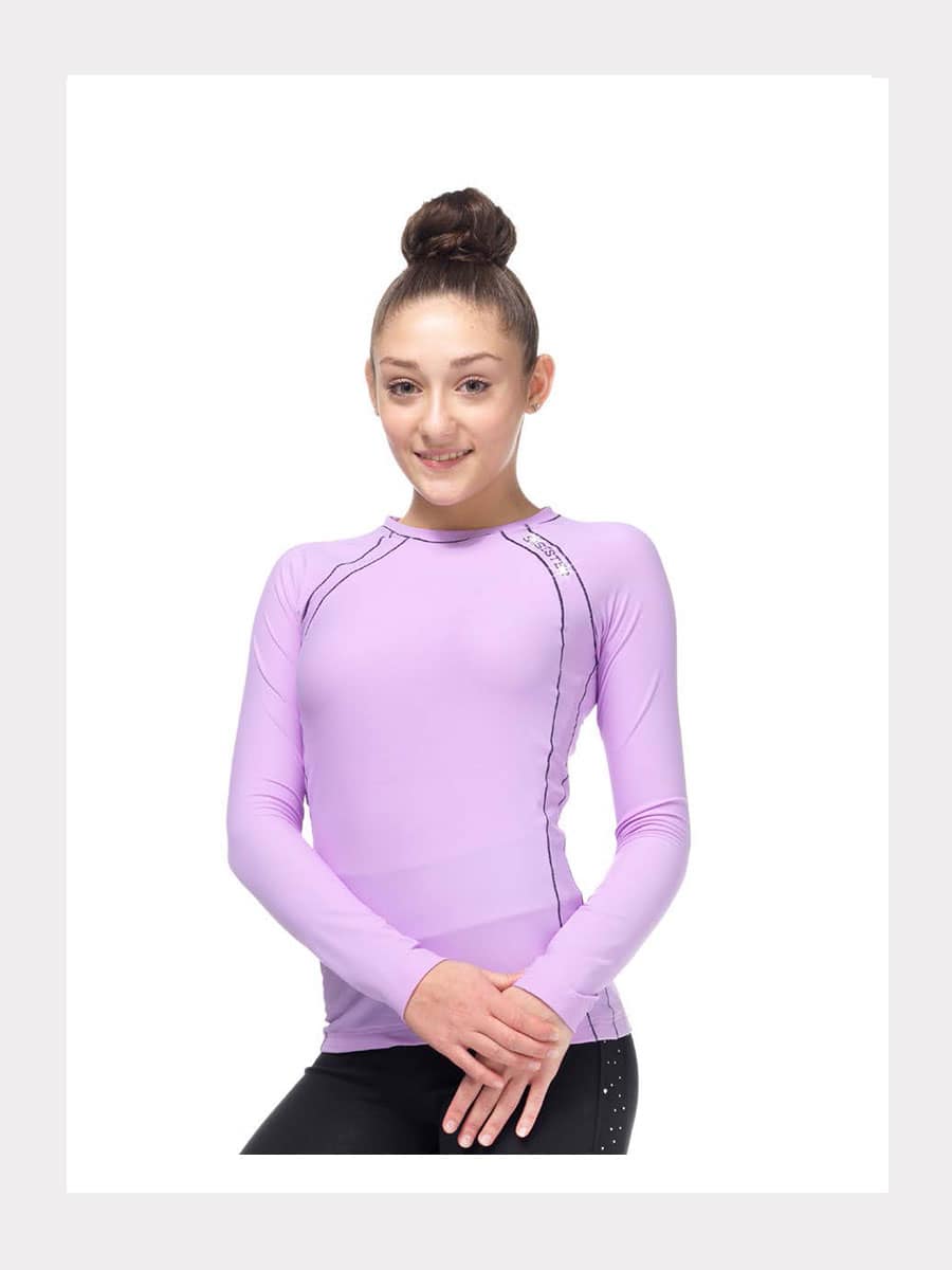 Langarm T-Shirt Glitzermotiv "Sagester"