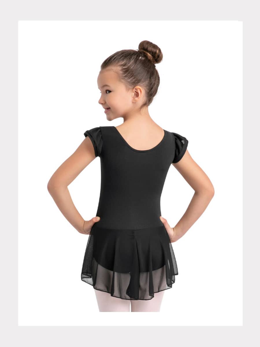 Ballett Tanz Kleid mit Flatter-Ärmel