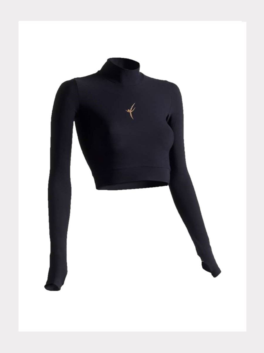 Carolina Kostner Crop Top Schwarz