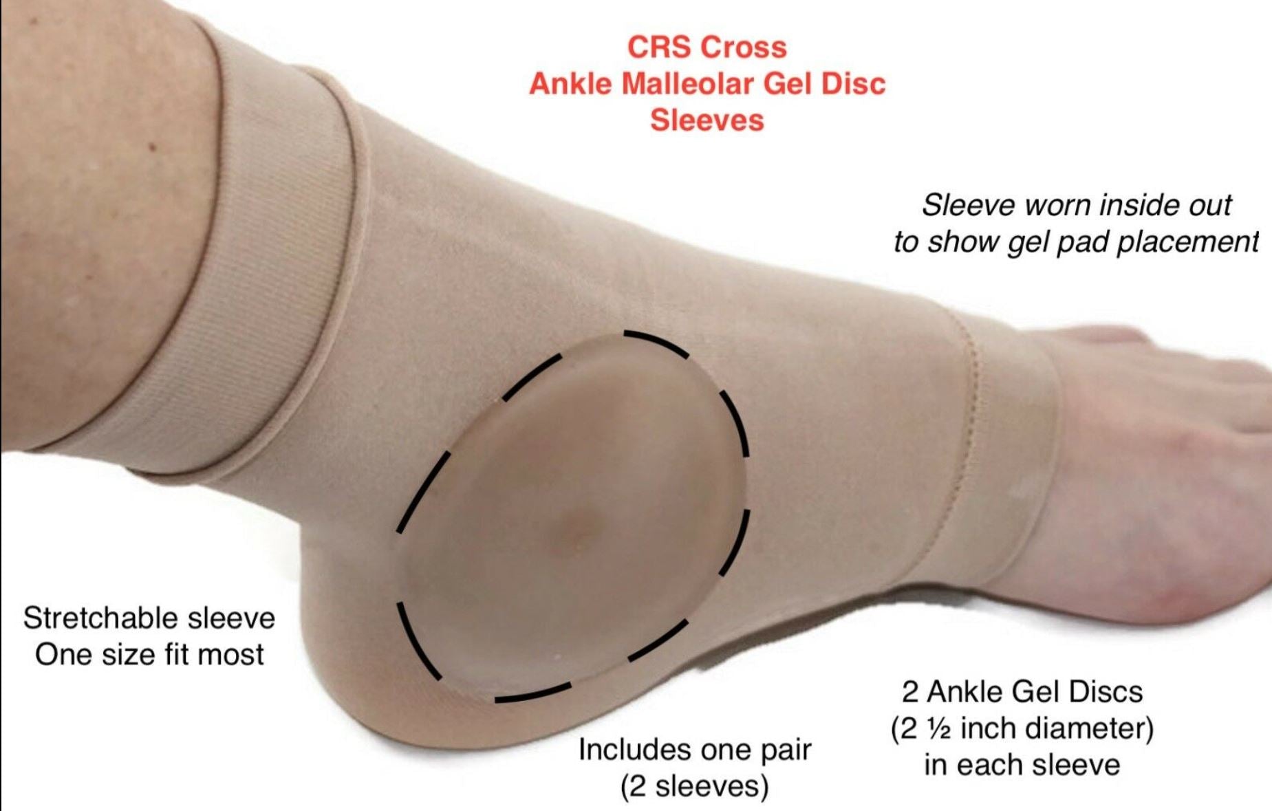 Fallschutz - Fussknöchel Schutzbandage - Ankle Malleolar Gel