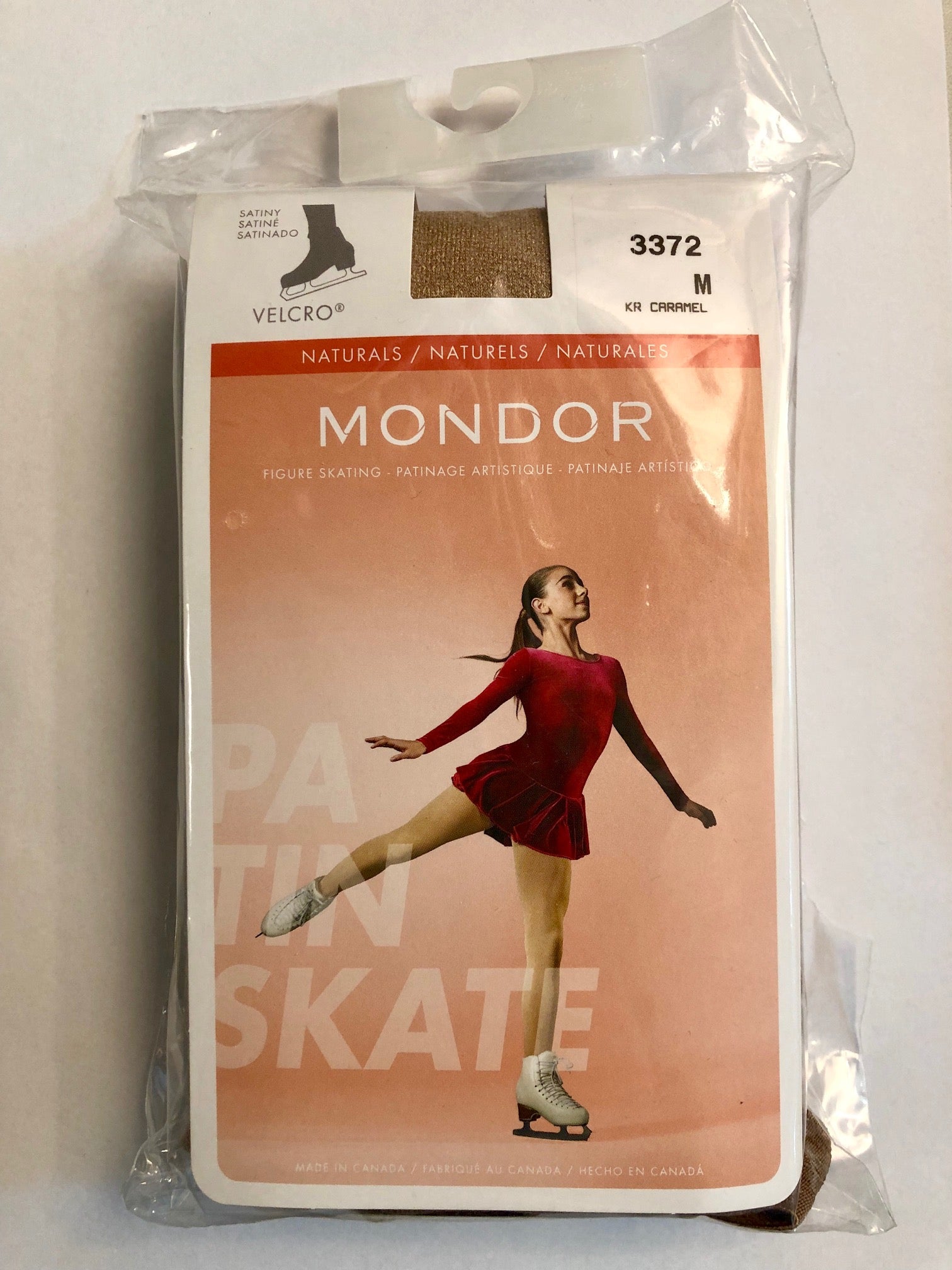 Mondor Eiskunstlauf Over Boot Strumpfhose Naturals