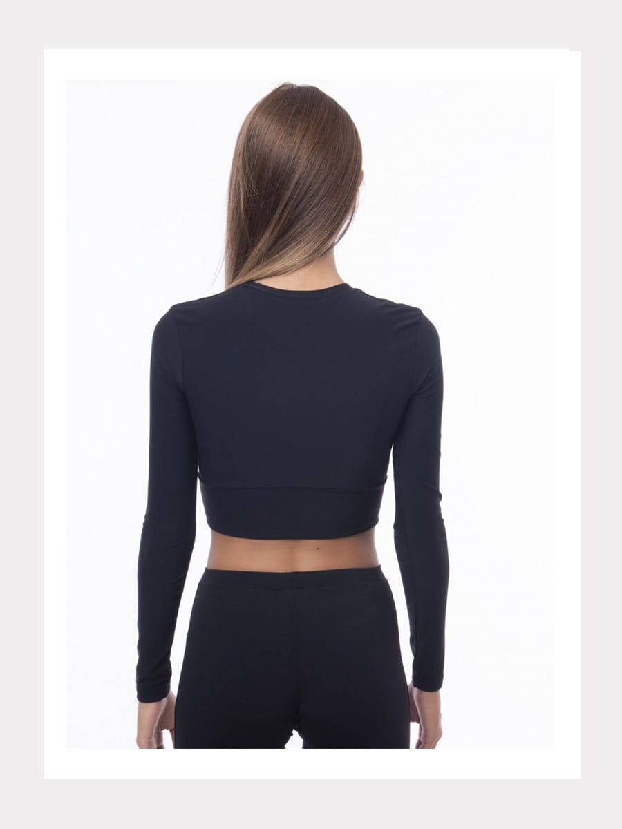Langarm Basic T-Shirt ZARA