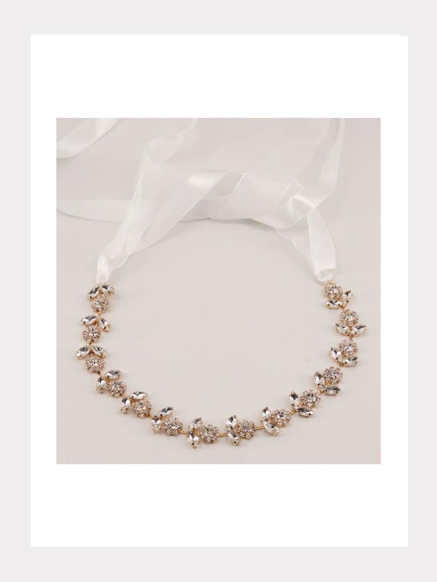 Handgefertigte "Glory Flower Diamond" Designer Haargirlande