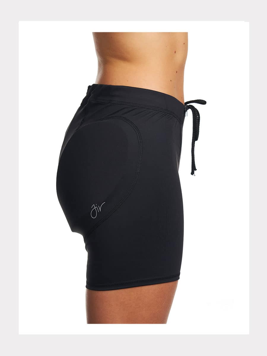 Fallschutz - Shorts mit Fallschutzpolster Schwarz