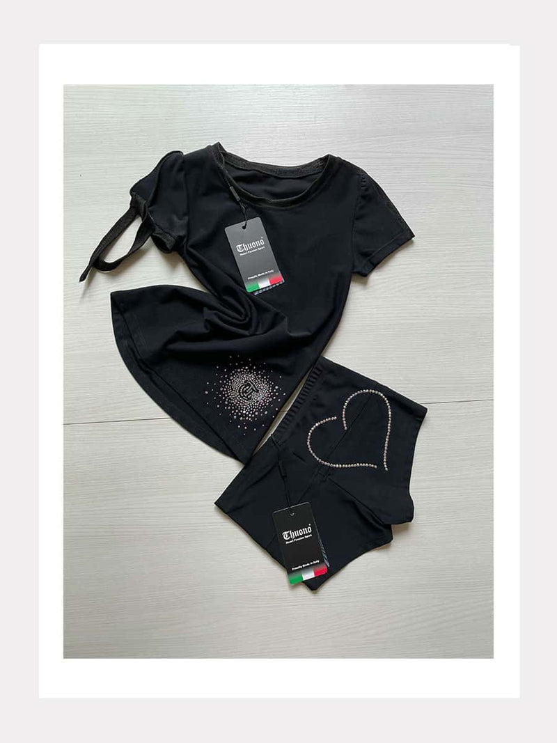 Kombiset - Kurzarm Shirt mit Shorts LUXURY
