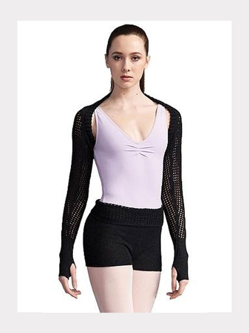 Capezio Foldover-Shorts Schwarz