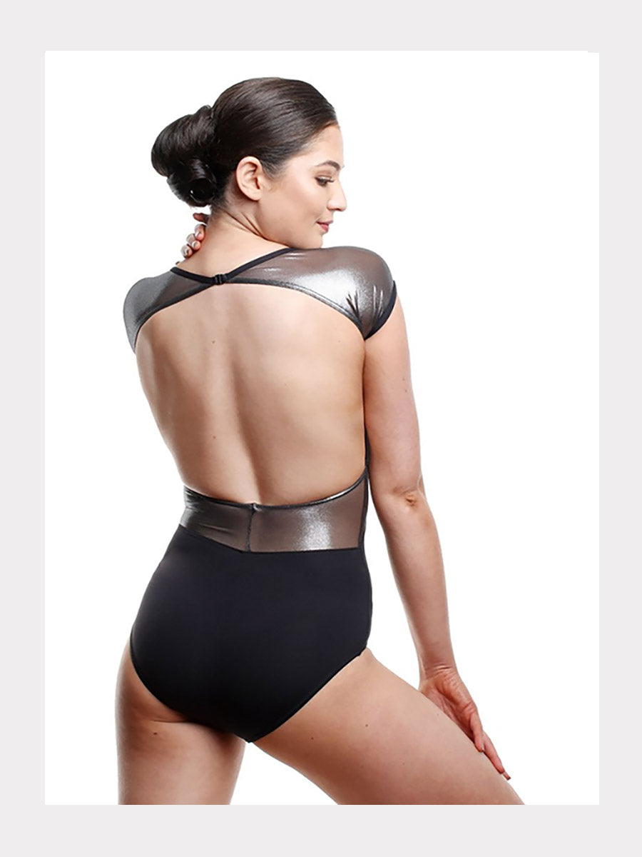 Damen Leotard Trikot Lunar Cap Schwarz
