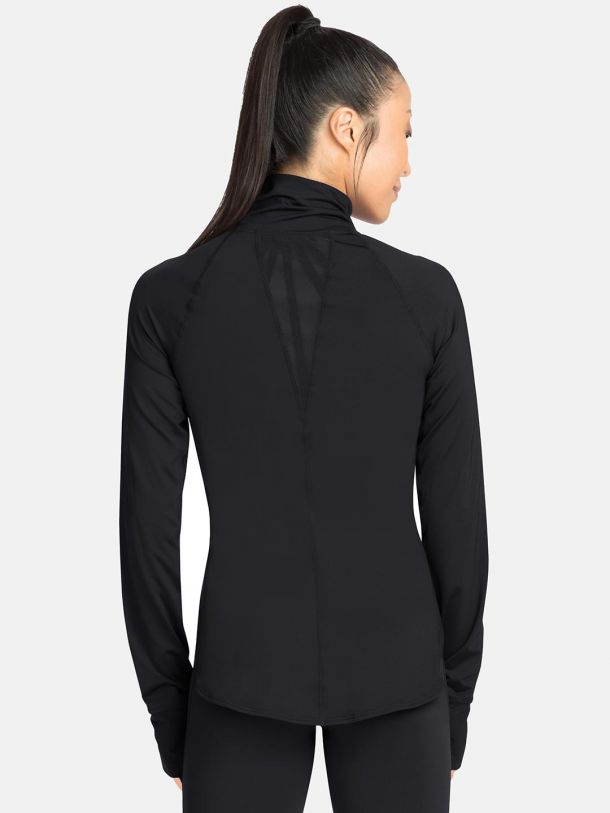 Capezio Warm-up Jacke Schwarz für Jugendliche und Erwachsene